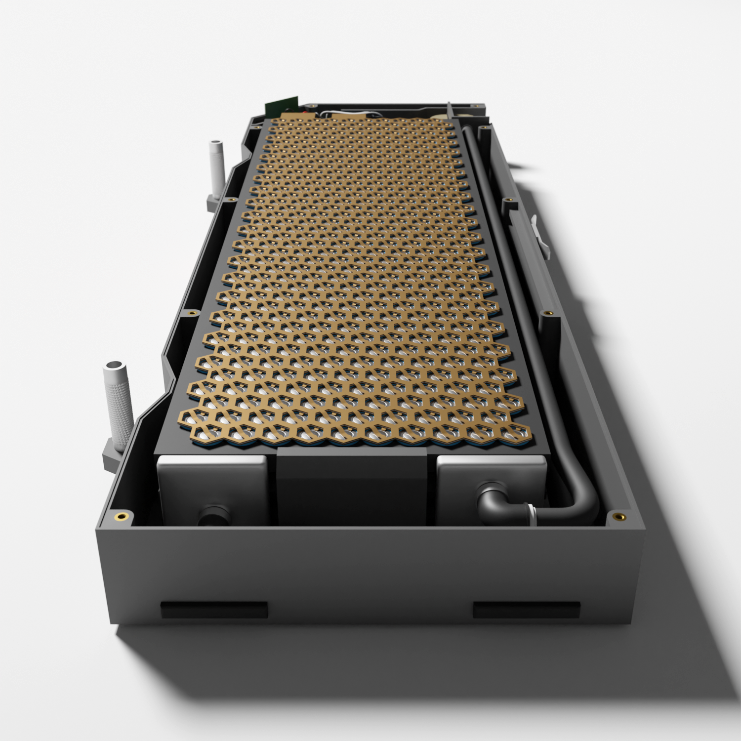 Render of a single Modular Battery System battery pack